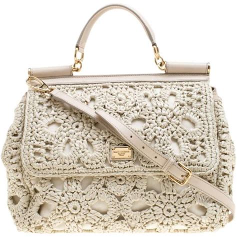 borse dolce gabbana uncinetto